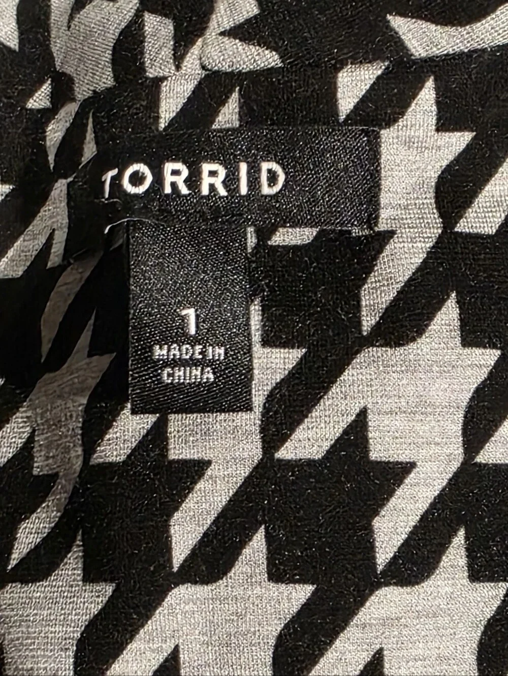 torrid bold houndstooth